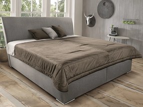 Posteľ Monte 180x200 cm, béžová tkanina