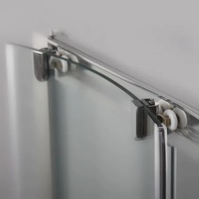 Roltechnik Outlet Štvrťkruhový sprchový kút MR2 - bez vaničky ROTH-Variant: rozmery: 90x90 cm - (MR2/90x90 - 544-900R55N-00-02), ROTH-Profily: profil…