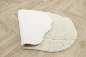 Kúpeľňový koberček Shell krémový