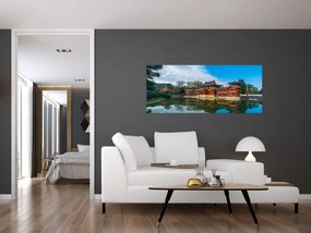 Obraz - Chrám Byodo-in, Japonsko (120x50 cm)