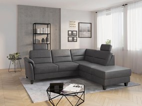 XXXLutz ROHOVÁ SEDAČKA, textil, antracitová Sit & More - Sedačky - 000144019772