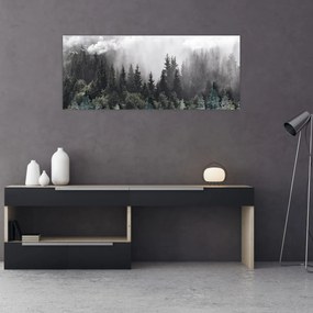 Obraz - Les s ilustrovanými prvkami (120x50 cm)