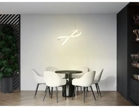 LED Stmievateľný luster na lanku LED/70W/230V 3000-6500K biela + diaľkové ovládanie