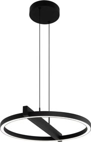Moderná závesná LED lampa čierna Tivoli K-8230