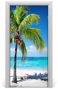 Fototapeta na dvere samolepiace tripická pláž 85x205 cm