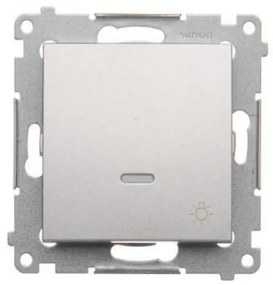 DS1L/11 Svetelné tlačidlo s podsvietením biely