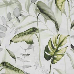 Dekorstudio Posteľné obliečky ELLEN s motívom zelených listov Rozmer posteľných obliečok: Šírka x Dĺžka: 140x200cm + 1ks 70x80 cm