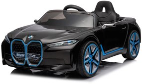 Detské elektrické autíčko na diaľkové ovládanie BestBerg BBCC-20B - BMW i4 / od 3 rokov / nosnosť 30 kg / čierne