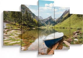 Obraz - Seealpsee, jazero Švajčiarska (150x105 cm)