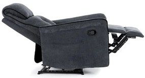 Autronic BONTEC Relaxačné kreslo, sivá, látka, TV-7054 GREY2 Farba: Hnedá