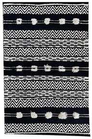 Koberec bavlnený Cherokee 0,8/1,5 CC-304 čierny