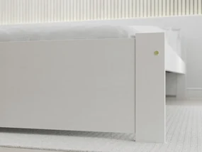 Posteľ IKAROS 90 x 200 cm, biela Rošt: S latkovým roštom, Matrac: Bez matraca