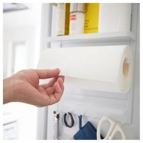 Veľký biely magnetický držiak do kuchyne YAMAZAKI Tower Magnetic Side Rack