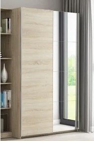 Šatníková skriňa Carlos 125 cm, dub sonoma%