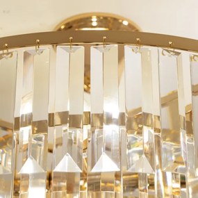 Brilagi - Prisadený luster CRYSTAL 5xE14/40W/230V zlatá