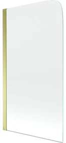 Mexen FELIX, vaňová zástena, 1-krídlo, 70 x 140 cm, zlatá, 890-070-001-50-00