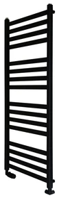Regnis LOX, vykurovacie teleso 530x880mm, 518W, čierna matná, LOX90/50/D500/BLACK