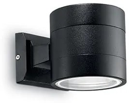 Vonkajšie nástenné svietidlo IDEAL LUX Snif Round AP1 Nero 061450