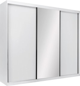 XXXLutz SKRIŇA S POSUVNÝMI DVERAMI, biela, 250/215/59,5 cm P & B - Skrine - 000885001509