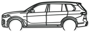 drevko Drevený obraz BMW X7 Rozmer obrazu: 29,5 x 86 cm, Farba dekorácie: Čierna