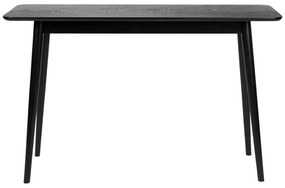 Čierny konzolový stolík 40x120 cm Fabio – White Label