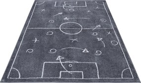 Hanse Home, Detský koberček Adventures 105949 Darkgrey, 120x170, šedá, detská izba