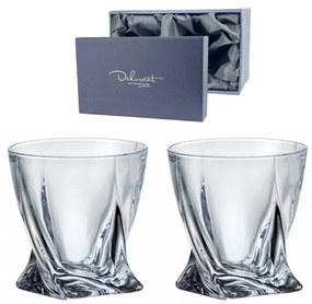 Crystalite Bohemia poháre na whisky Quadro 340 ml 2KS