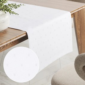 Biante Teflónový behúň na stôl TF-084 Obdĺžničky na bielom 20x120 cm
