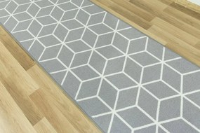 Protišmykový behúň Cubes 19 - svetlo sivý