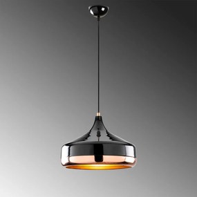 Závesné svietidlo v čierno-medenej farbe Opviq lights Yildo, ø 36 cm