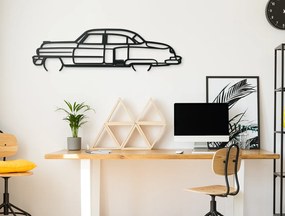 drevko Drevený obraz na stenu Cadillac Fleetwood Rozmer obrazu: 24,5 x 86 cm, Farba dekorácie: Čierna