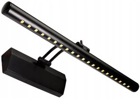 BERGE Nástenné svietidlo LED do kúpeľne - 40 cm - 5W čierne
