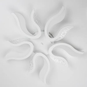 Brilagi - LED Stmievateľný prisadený luster TWIST LED/65W/230V 3000-6500K biela + DO