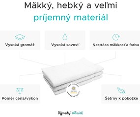 Uterák Classic 30x30 cm čierny, 100% bavlna