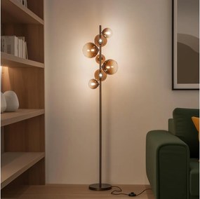 Brilagi - LED stojacia lampa MILLA 7xG9/3W/230V hnedá/dymová hnedá