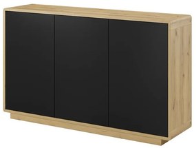 Komoda Matty 43 dub taurus/čierny mat