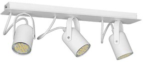 Luminex Bodové svietidlo MARK 3 3xGU10/40W biela LU7013