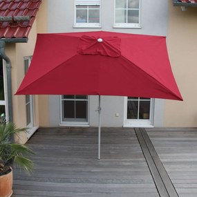 Slnečník N23 2x3m polyester/hliník - bordová