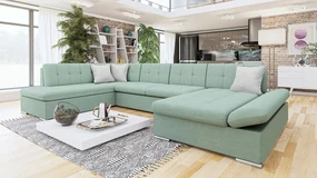 Rohová sedacia súprava Genero Premium, Dostupné poťahy: Terra 05 + Terra 05 + Terra 06 ECO, Strana: Pravá - U