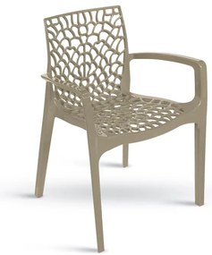 Stima Plastové kreslo GRUVYER Vyberte odtieň ->: Marsala - vínová