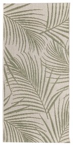 Koberec Cottage II beige/jungle green 67x130cm