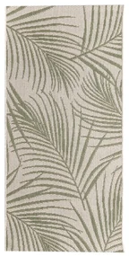 Koberec Cottage II beige/jungle green 67x130cm