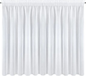 ZÁCLONA MIREA NA PÁSKE 350 X 150 CM BIELA