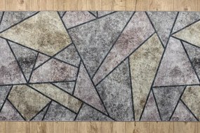 Protišmykový behúň LOTUS MOSAIC 22010 mozaika sivý