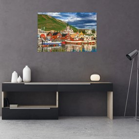 Obraz - Húsavík (90x60 cm)