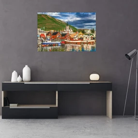 Obraz - Húsavík (90x60 cm)