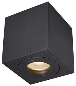 Zuma Line ACGU10-161 - Bodové svietidlo QUARDIP SL 1xGU10/50W/230V čierna
