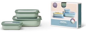 Potravinové škatuľky v súprave 3 ks Nordic sage – Mepal