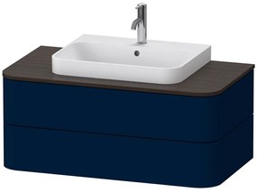 DURAVIT Happy D.2 Plus závesná skrinka pod umývadlo pod dosku, 2 zásuvky, 1000 x 550 x 408 mm, nočná modrá matná lakovaná, HP497109898
