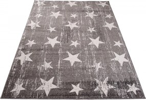 TA Koberec L385A TMAVOSIVÉ SÁRÍ Rozmer: 80x150 cm